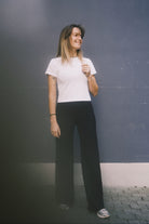 Pants - Marlene - Black Neoprene - collab zürich