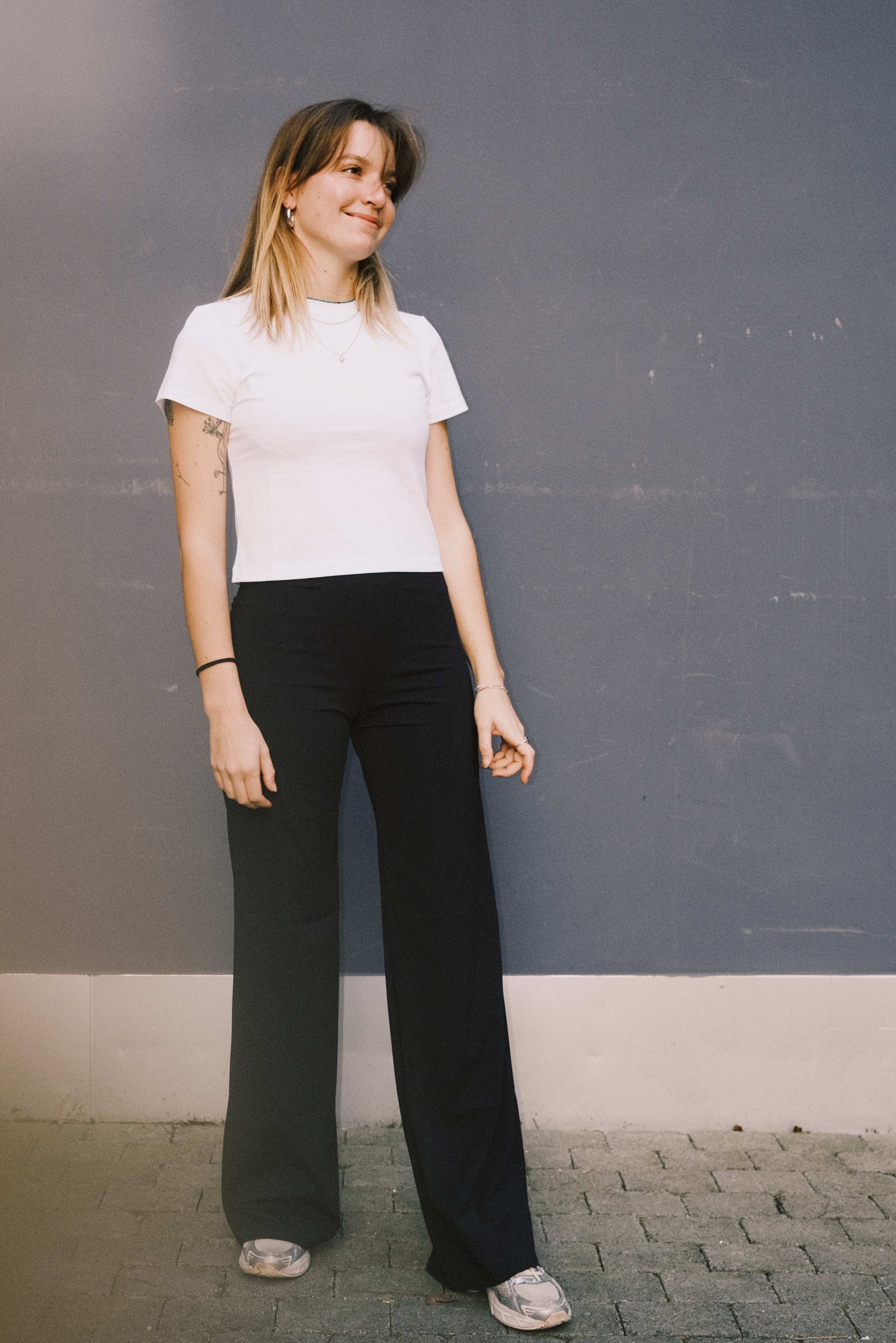 Pants - Marlene - Black Neoprene - collab zürich