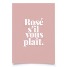 postcard - rosé s'il vous plaît - collab zürich