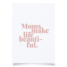 postcard - moms make life beautiful - collab zürich