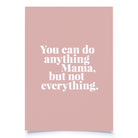 postcard - you can do anything mama, but not everything - collab zürich