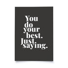 postcard - you do your best - collab zürich