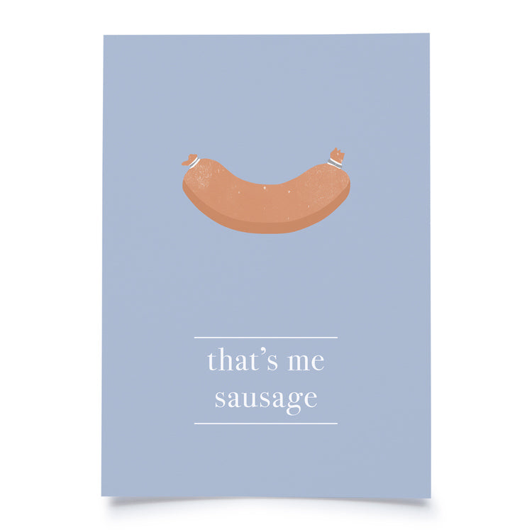 postcard - that's me sausage - collab zürich