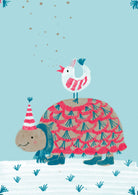christmas card - christmas turtle - collab zürich