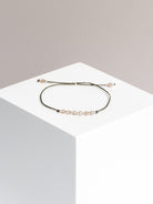 bracelet - SMALL BUT MIGHTY - peach moonstone - collab zürich