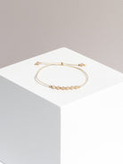 bracelet - SMALL BUT MIGHTY - peach moonstone - collab zürich