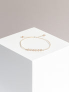 bracelet - SMALL BUT MIGHTY - peach moonstone - collab zürich